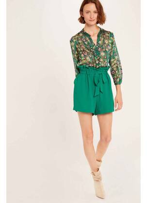 Short vert MORGAN femme
