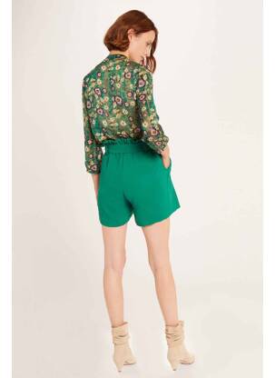 Short vert MORGAN femme