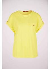 T-shirt jaune S.OLIVER pour femme seconde vue
