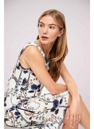 Robe mi-longue beige S.OLIVER femme