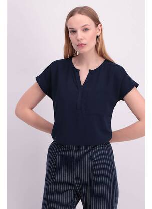 T-shirt noir FRANSA femme