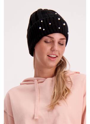 Bonnet noir FRANSA femme