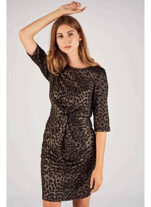 Robe mi-longue noir FRANSA femme