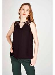Top noir FRANSA femme