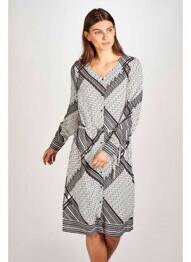 Robe mi-longue blanc FRANSA femme