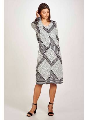 Robe mi-longue blanc FRANSA femme