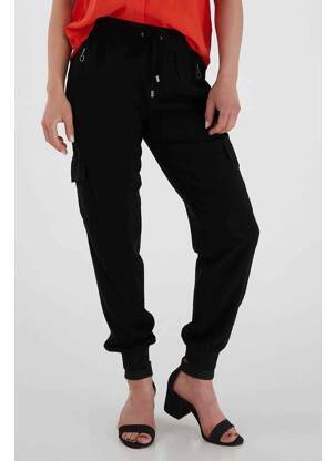 Pantalon cargo noir FRANSA femme