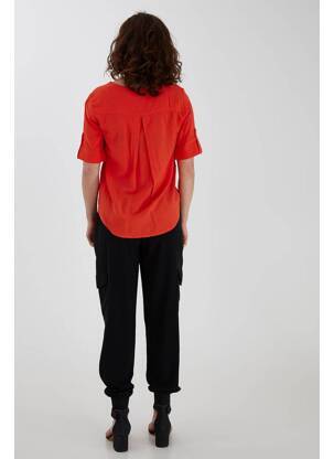 Pantalon cargo noir FRANSA femme