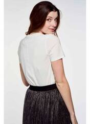T-shirt blanc S.OLIVER pour femme seconde vue