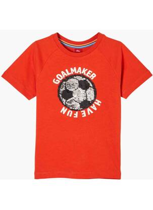 T-shirt orange S.OLIVER pour garçon