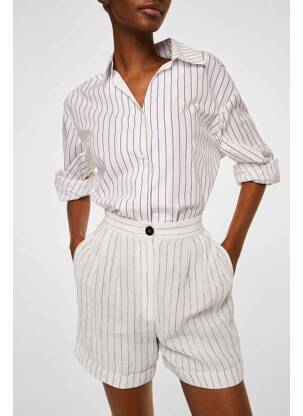 Short blanc MANGO femme