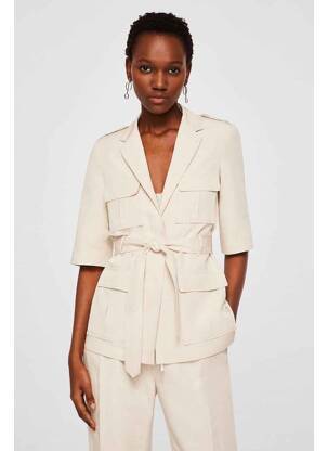 Veste casual marron MANGO femme