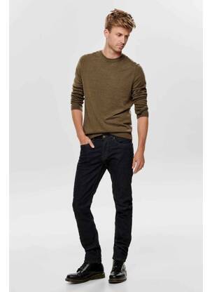 Pull beige ONLY&SONS pour homme
