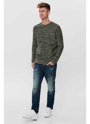 Pull gris ONLY&SONS pour homme