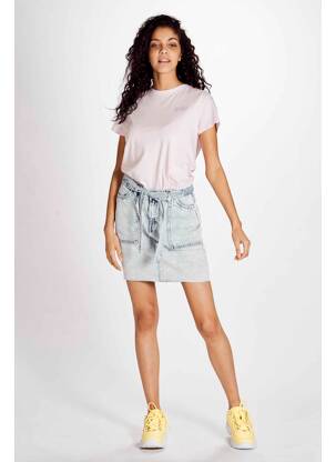 Jupe courte bleu NOISY MAY femme