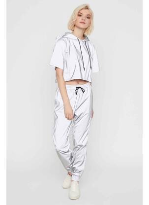 Jogging argent NOISY MAY femme
