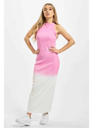 Robe longue rose NOISY MAY pour femme