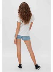 T-shirt blanc NOISY MAY pour femme seconde vue