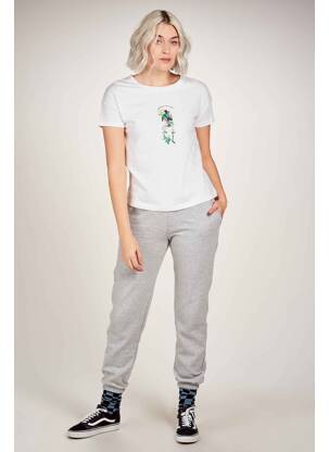 T-shirt blanc NOISY MAY pour femme