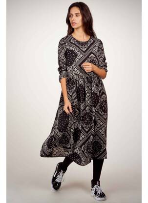Robe longue noir NOISY MAY femme