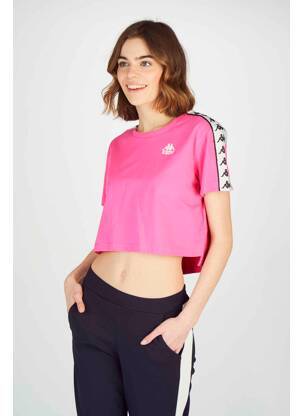 T-shirt rose KAPPA pour femme