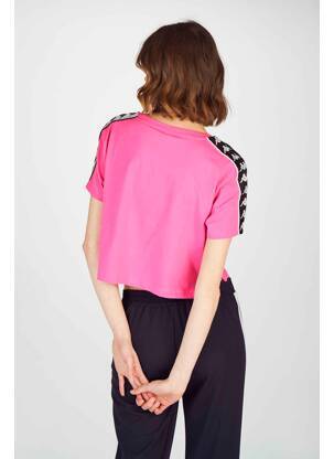 T-shirt rose KAPPA femme