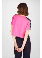 T-shirt rose KAPPA pour femme seconde vue