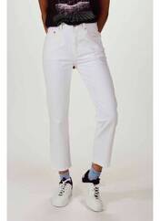Jeans coupe droite blanc LEVIS pour femme seconde vue