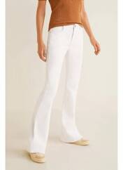 Pantalon flare blanc MANGO pour femme seconde vue