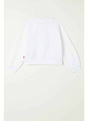 Sweat-shirt blanc LEVIS pour fille seconde vue