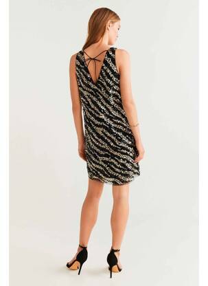 Robe courte noir MANGO femme