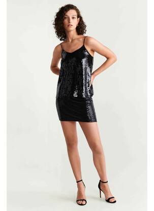 Débardeur noir MANGO femme