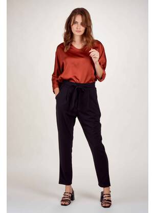 Pantalon 7/8 noir TERRA DI SIENA femme