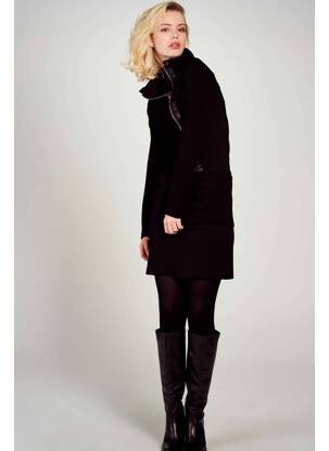 Robe mi-longue noir NÜ femme