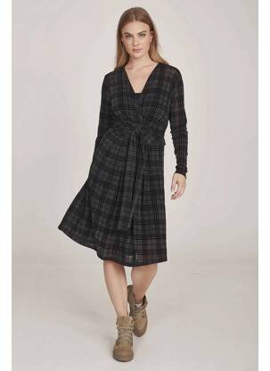 Robe mi-longue noir NÜ femme