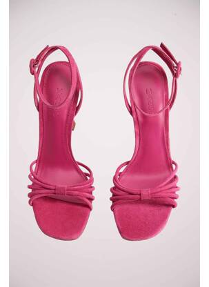 Sandales/Nu pieds rose MANGO pour femme