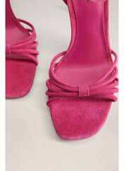 Sandales/Nu pieds rose MANGO pour femme seconde vue