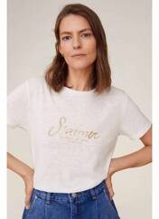 T-shirt blanc MANGO pour femme seconde vue