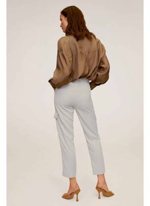 Pantalon cargo beige MANGO femme