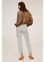 Pantalon cargo beige MANGO pour femme seconde vue