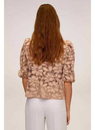 Blouse beige MANGO femme