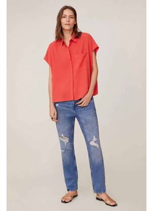 Chemisier rouge MANGO femme