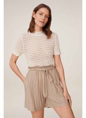 Short marron MANGO femme