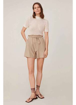 Short marron MANGO femme