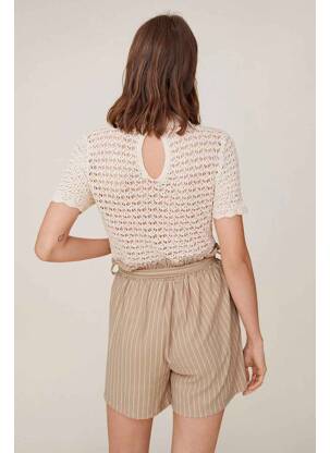 Short marron MANGO femme