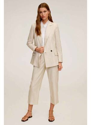 Blazer beige MANGO femme