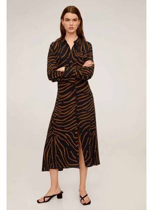 Chemisier noir MANGO femme