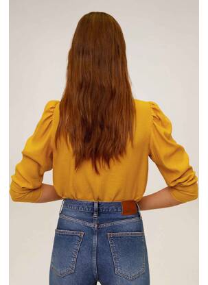 Blouse jaune MANGO femme