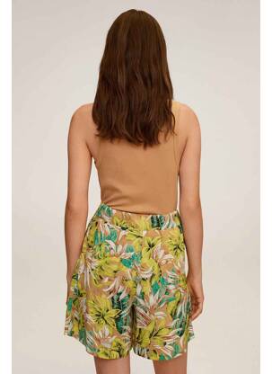 Short jaune MANGO femme