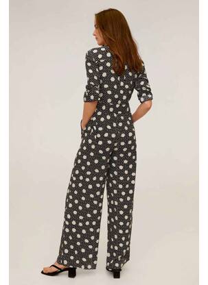 Combi-pantalon noir MANGO femme